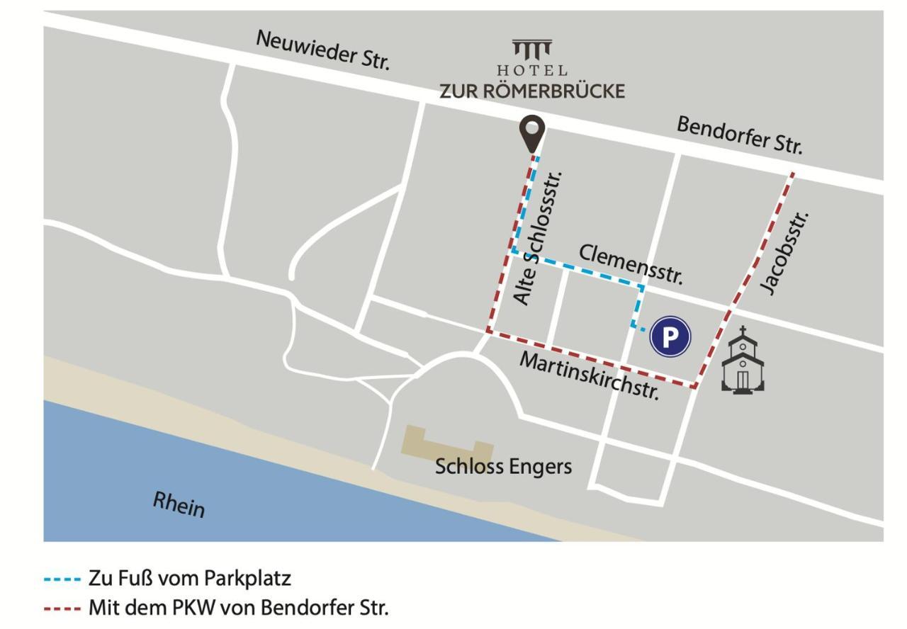 Hotel Zur Roemerbruecke Neuwied Exterior photo